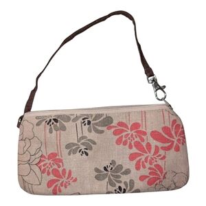 Red Blossom Floral Clutch